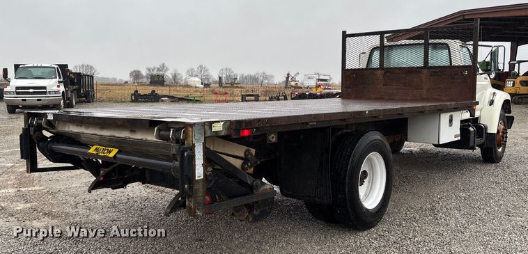 image for item EV3362 1998 Ford F700 flatbed truck