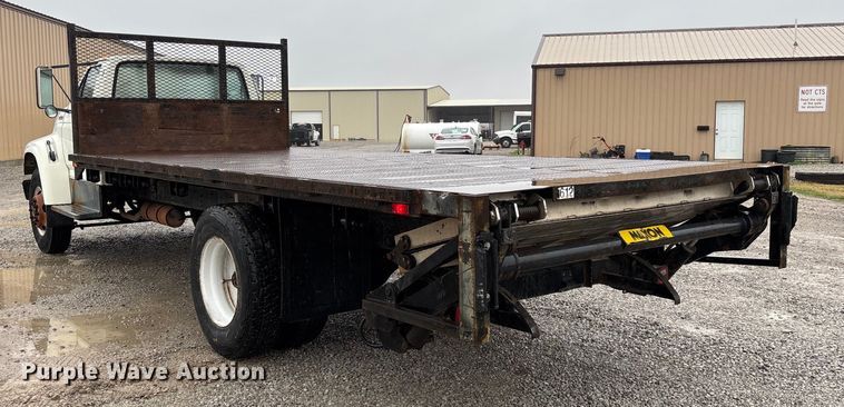 image for item EV3362 1998 Ford F700 flatbed truck