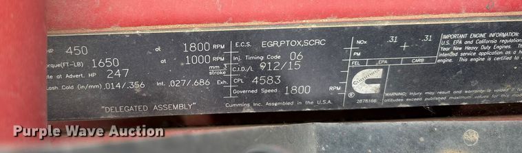 image for item YA0859 2016 International ProStar semi truck