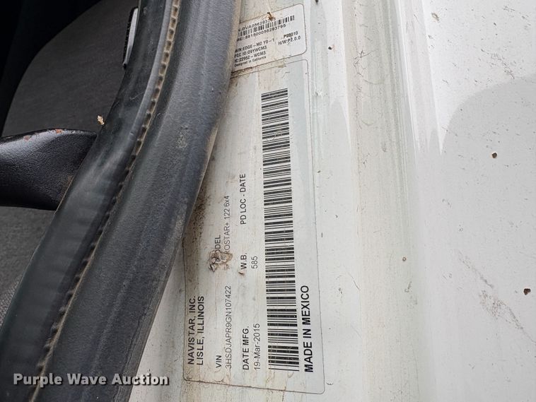 image for item YA0859 2016 International ProStar semi truck