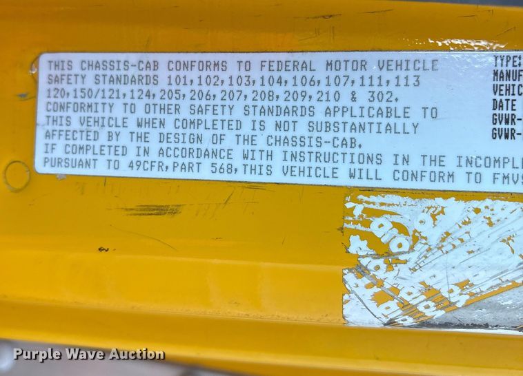 image for item YA1091 2016 Freightliner Business Class M2 box truck