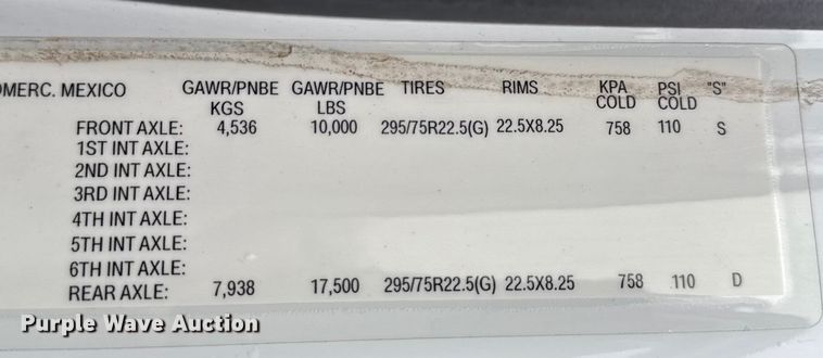 image for item YA1444 2018 Freightliner  Business Class M2 box truck