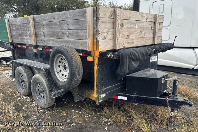image for item YA1533 2024 Down To Earth DTE610DT3.5B dump trailer