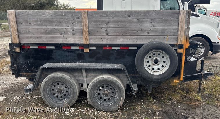 image for item YA1533 2024 Down To Earth DTE610DT3.5B dump trailer
