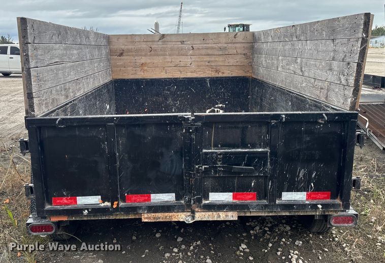 image for item YA1533 2024 Down To Earth DTE610DT3.5B dump trailer