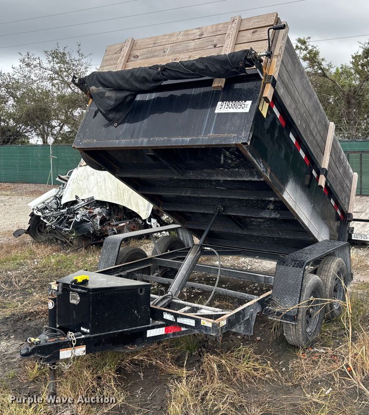 image for item YA1533 2024 Down To Earth DTE610DT3.5B dump trailer