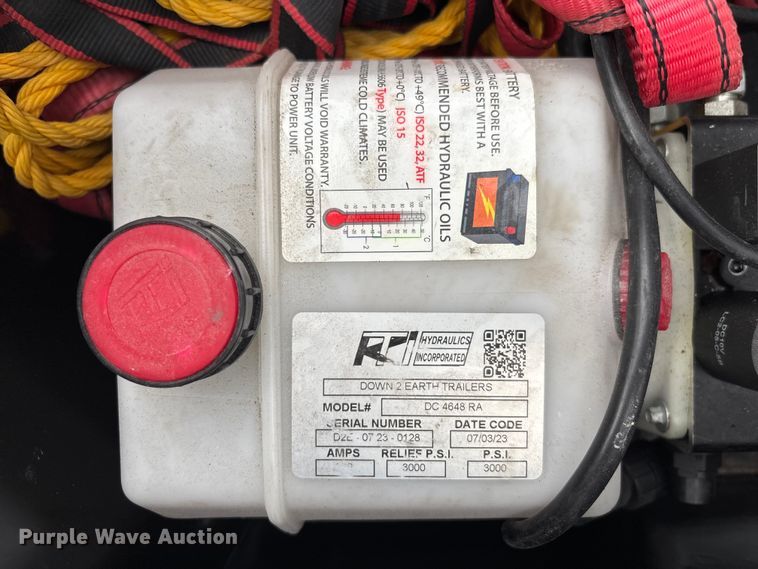 image for item YA1533 2024 Down To Earth DTE610DT3.5B dump trailer