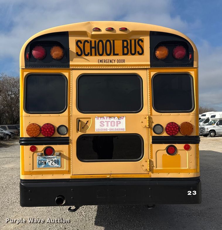 image for item DQ4172 2012 Blue Bird Bb Conventional school bus