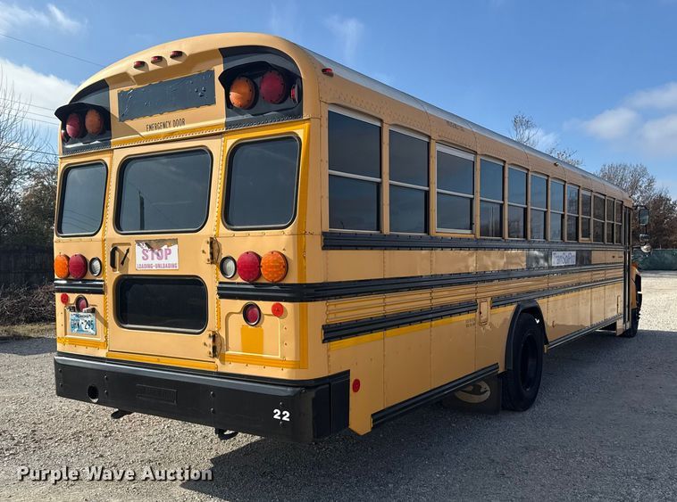 image for item DQ4173 2012 Blue Bird Bb Conventional school bus