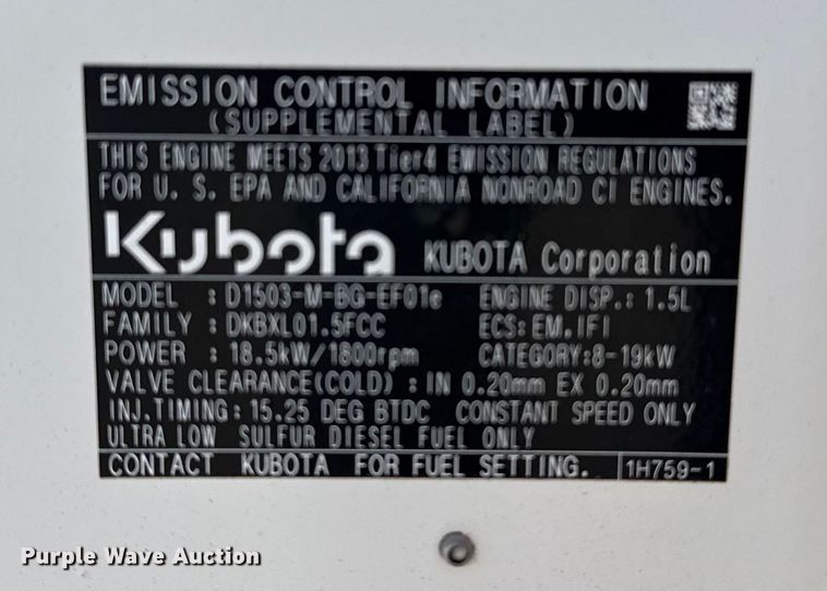 image for item DQ4180 MultiQuip Tier 4 generator