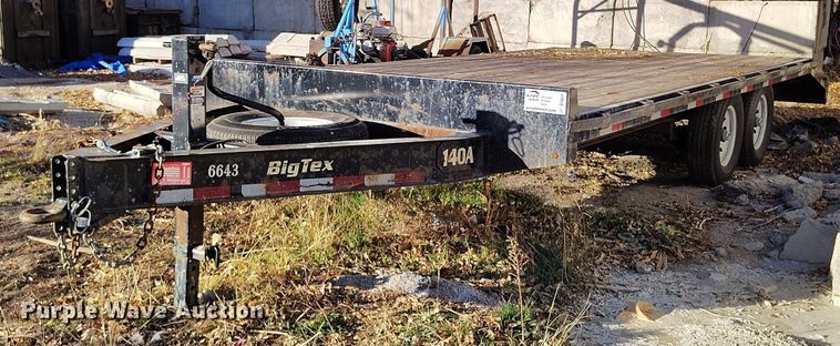 image for item DT0811 2017 Big Tex 140A equipment trailer