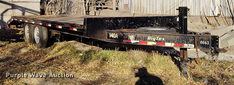 image for item DT0811 2017 Big Tex 140A equipment trailer