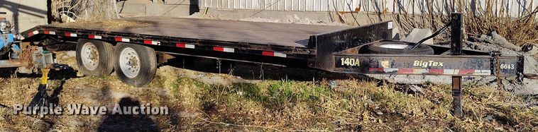 image for item DT0811 2017 Big Tex 140A equipment trailer