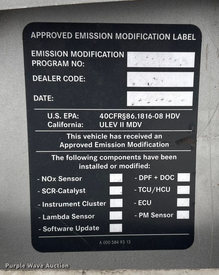 image for item DT6487 2014 Mercedes Benz Sprinter bus