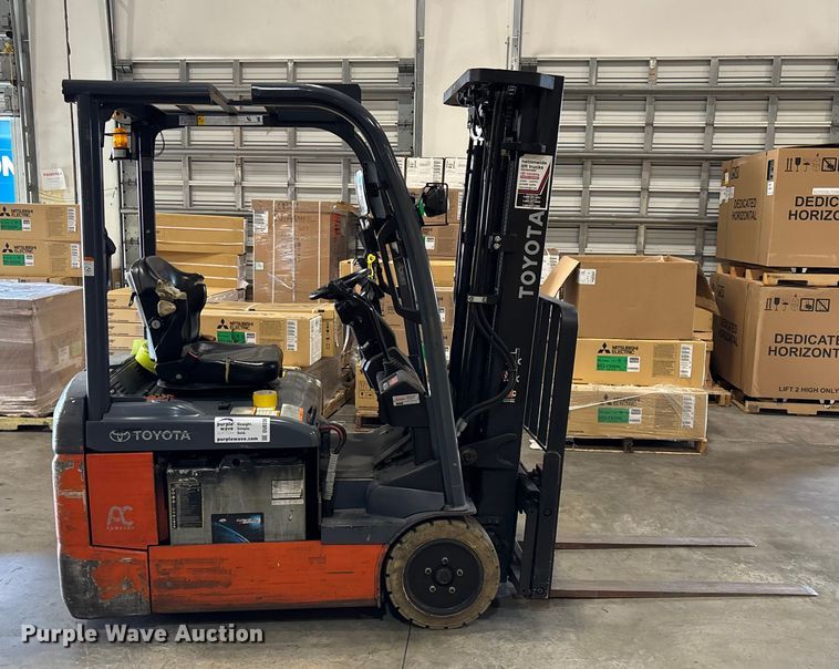 image for item DU0336 2015 Toyota 8FBE18U forklift