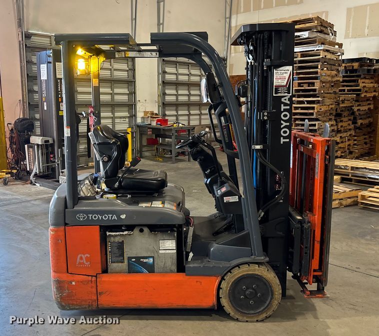 image for item DU0337 2015 Toyota 8FBE18U forklift