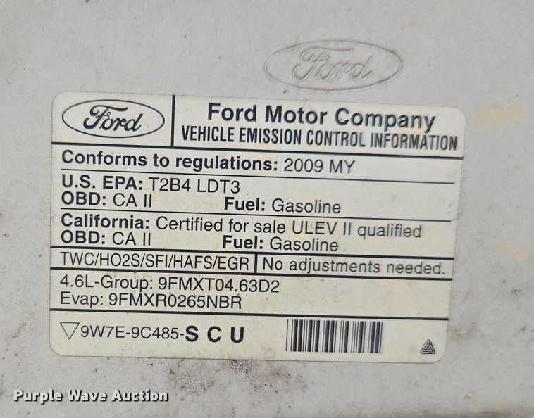 image for item DU2503 2009 Ford F150 pickup truck