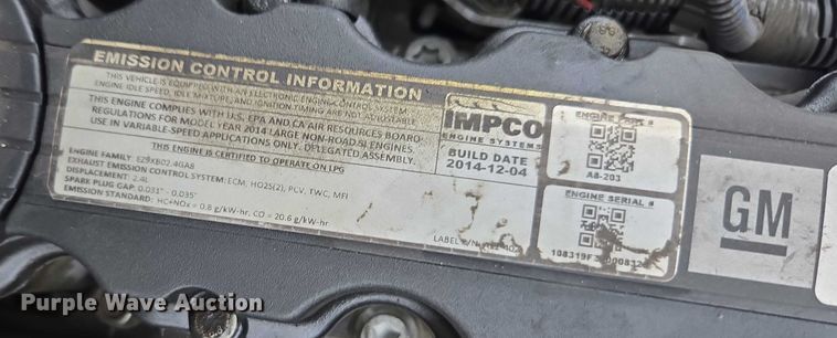 image for item DU2655 2015 Bendi B40I4 forklift