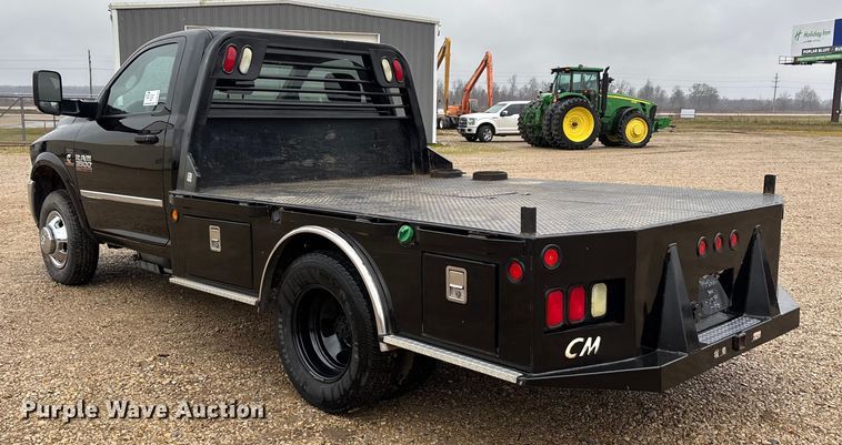 image for item DW7366 2013 RAM 3500 flatbed pickup truck