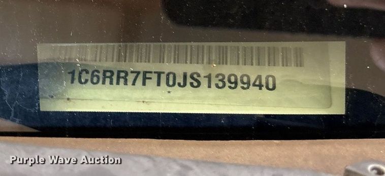 image for item DY0861 2018 RAM 1500 Crew Cab pickup truck