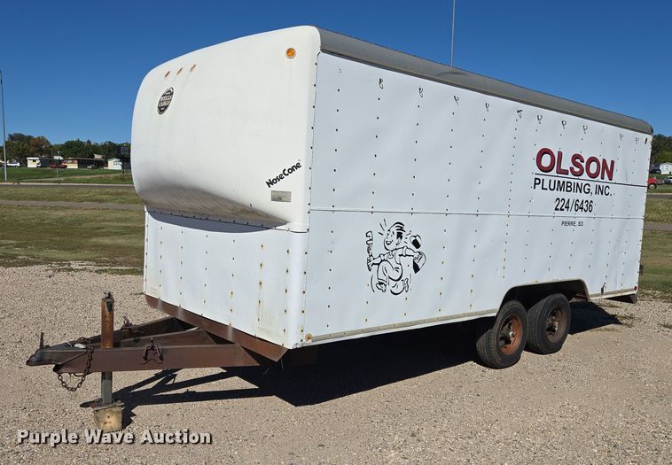 image for item DY1305 1984 Wells Cargo Express Wagon enclosed cargo trailer
