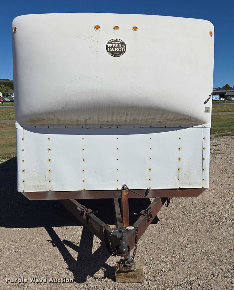 image for item DY1305 1984 Wells Cargo Express Wagon enclosed cargo trailer