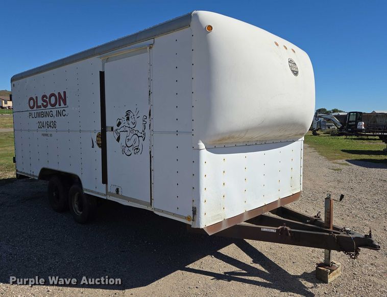 image for item DY1305 1984 Wells Cargo Express Wagon enclosed cargo trailer