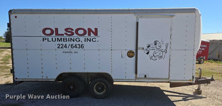 image for item DY1305 1984 Wells Cargo Express Wagon enclosed cargo trailer