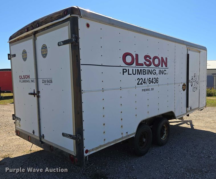 image for item DY1305 1984 Wells Cargo Express Wagon enclosed cargo trailer