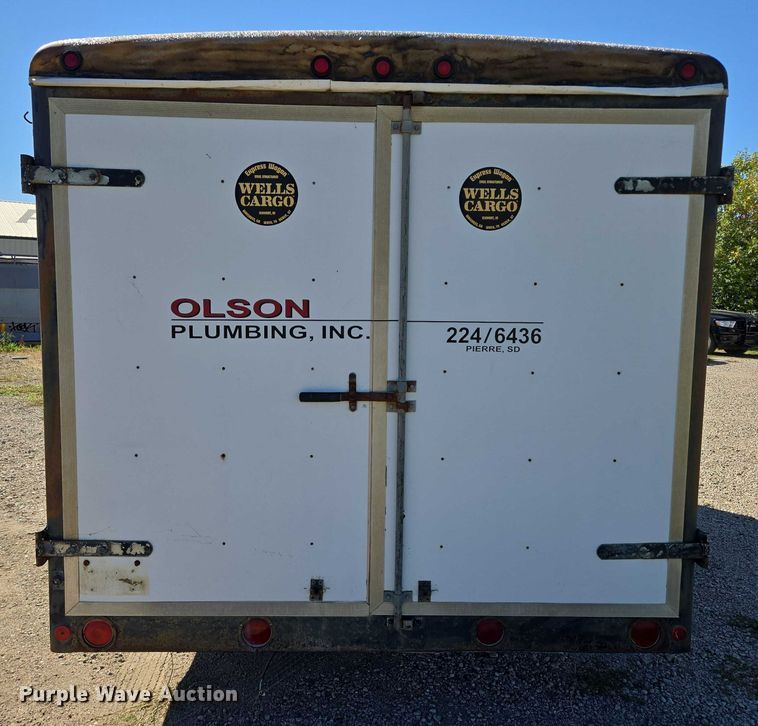 image for item DY1305 1984 Wells Cargo Express Wagon enclosed cargo trailer