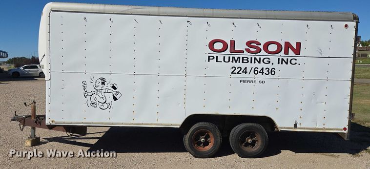 image for item DY1305 1984 Wells Cargo Express Wagon enclosed cargo trailer