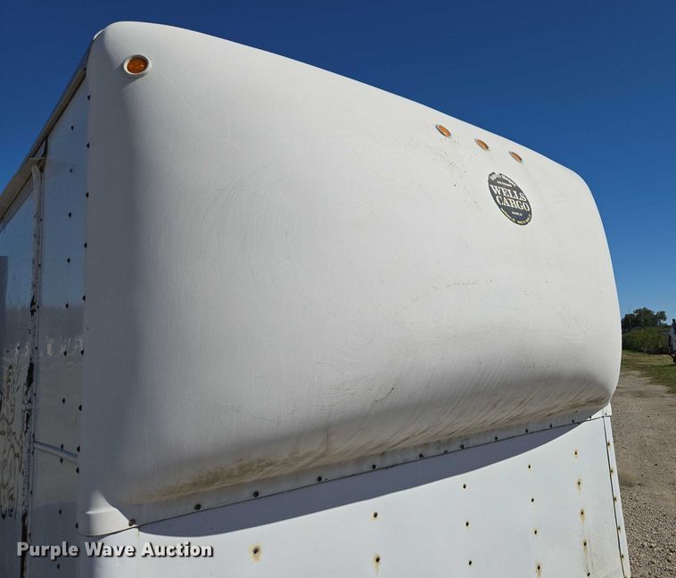 image for item DY1305 1984 Wells Cargo Express Wagon enclosed cargo trailer