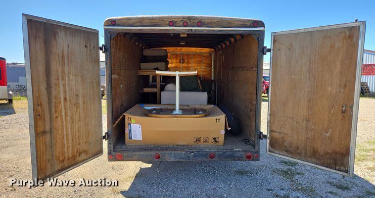 image for item DY1305 1984 Wells Cargo Express Wagon enclosed cargo trailer