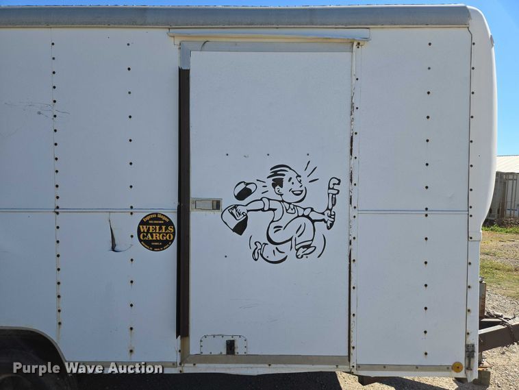 image for item DY1305 1984 Wells Cargo Express Wagon enclosed cargo trailer