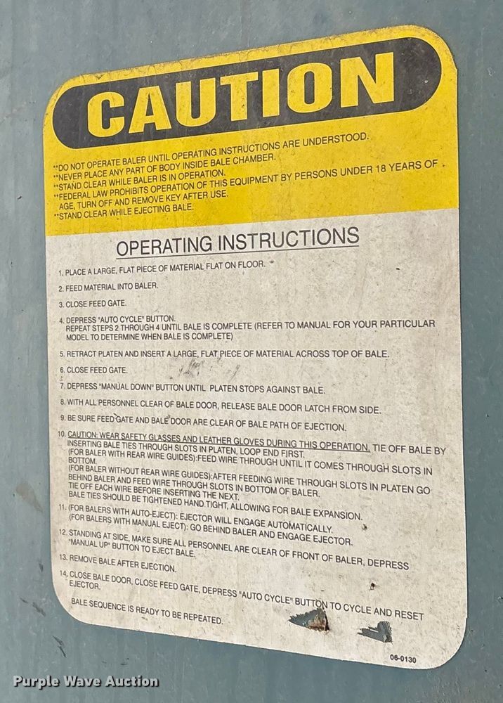 image for item EA7882 Marathon 6030-HD Cardboard compactor