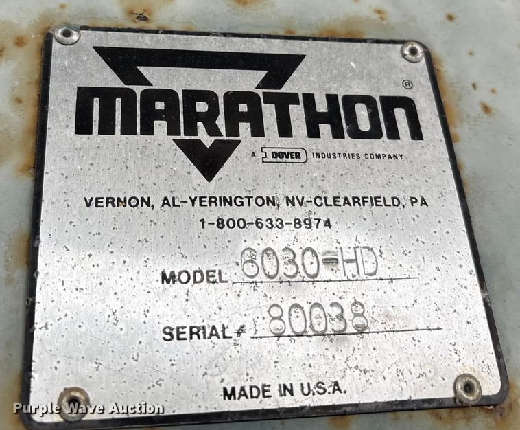 image for item EA7882 Marathon 6030-HD Cardboard compactor