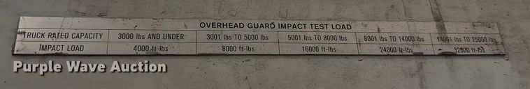 image for item EA7897 2018 UniCarriers PF50 forklift