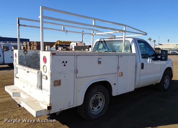 image for item EC1287 2015 Ford F250 Super Duty utility bed pickup truck