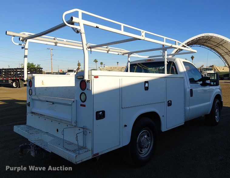 image for item EC1290 2015 Ford   F250 Super Duty utility bed pickup truck