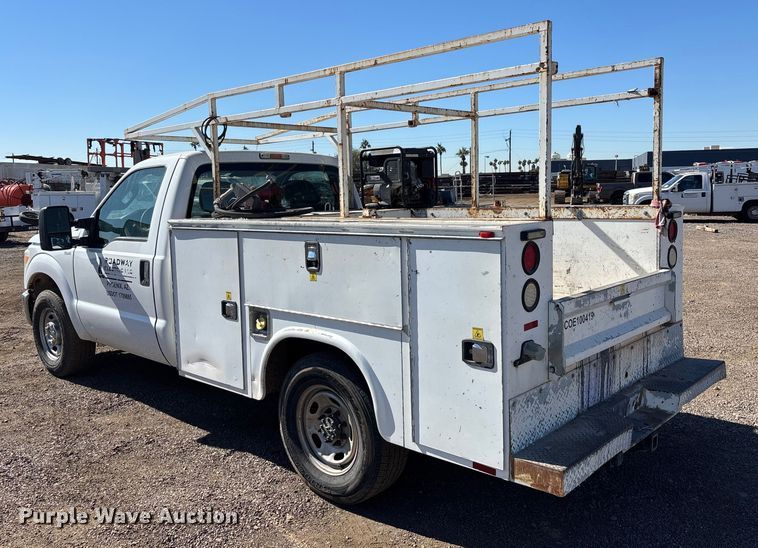 image for item EC1304 2016 Ford F250 Super Duty utility bed pickup truck