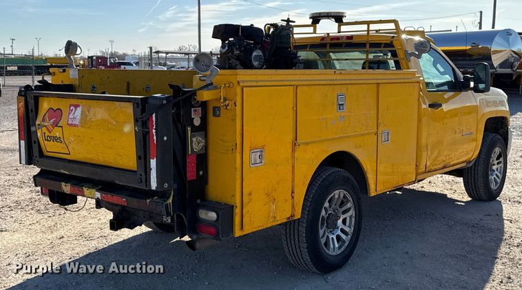 image for item EE3432 2015 Chevrolet Silverado 3500HD utility bed pickup truck
