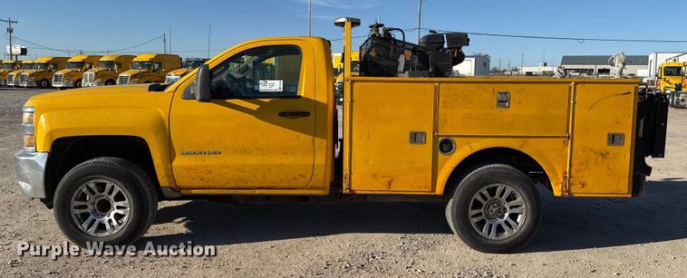 image for item EE3432 2015 Chevrolet Silverado 3500HD utility bed pickup truck