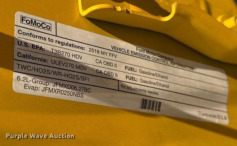 image for item EE3433 2018 Ford F350 Super Duty utility bed pickup truck