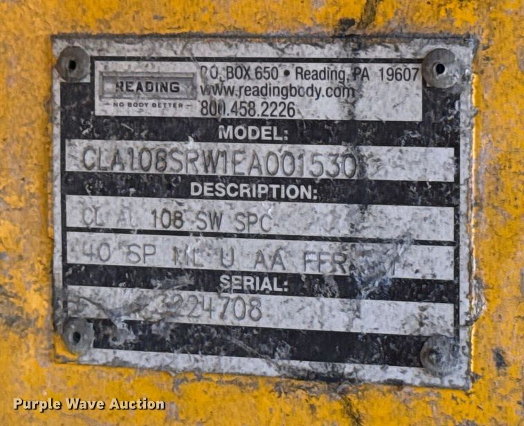 image for item EE3434 2019 Ford F350 Super Duty utility bed pickup truck