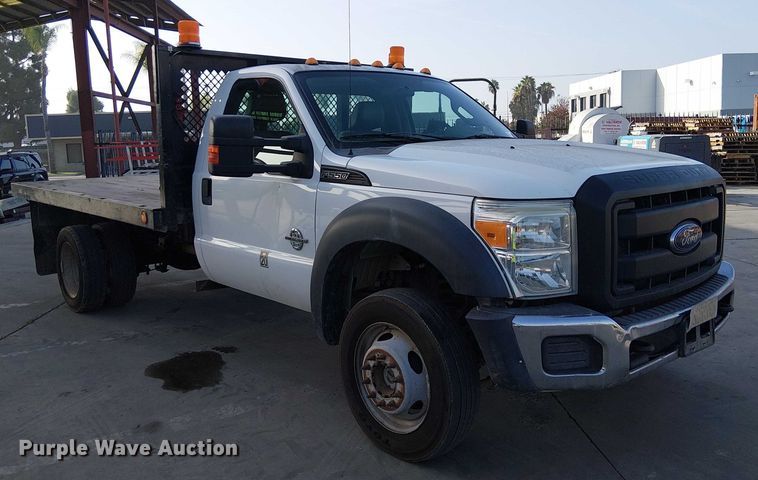 image for item EE5079 2016 Ford F550 flatbed truck
