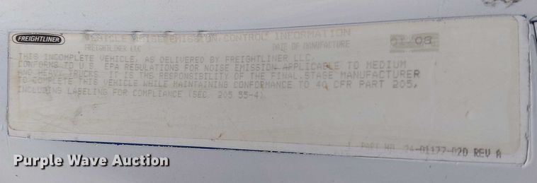 image for item EE5083 2008 Freightliner Business Class M2 flatbed truck