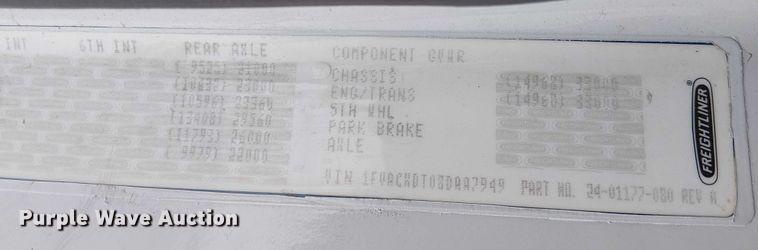 image for item EE5083 2008 Freightliner Business Class M2 flatbed truck