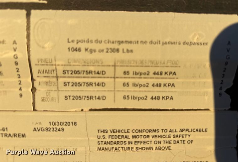 image for item EF6235 2019 Avenger Forest River camper