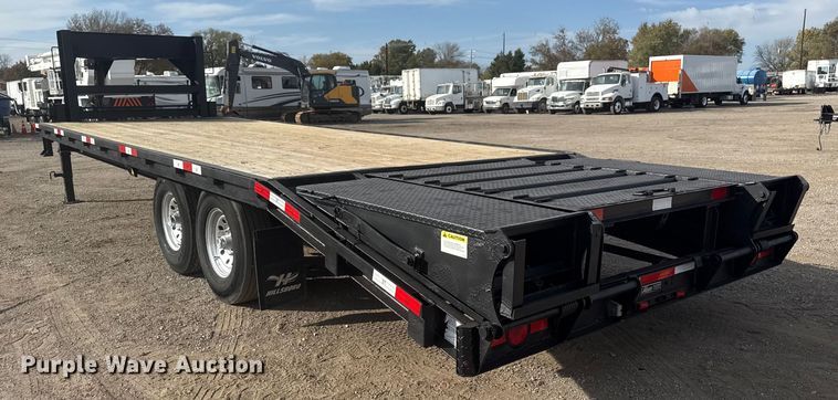 image for item EG1747 2016 Hillsboro Industries 725-2X-BT-A equipment trailer