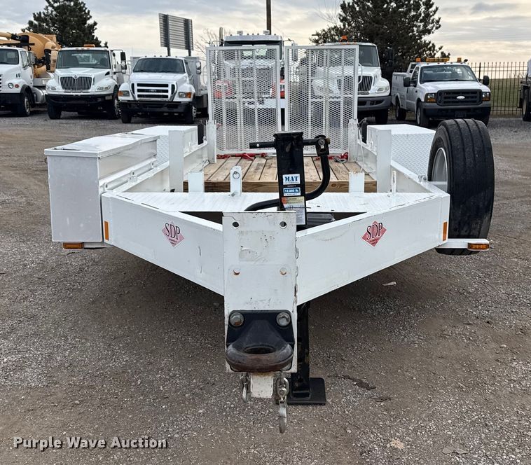 image for item EG1807 2019 SDPM utility trailer